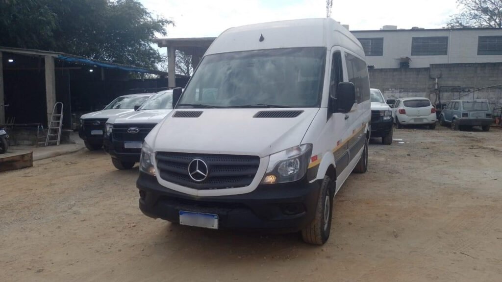 I/M.BENZ 415CDI SPRINTER M, PASSAGEIRO MICROONIBUS, BRANCA, DIESEL 2016/2017