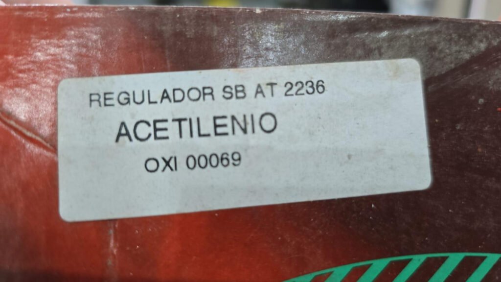 5 Regulador de acetileno Solda Brasil